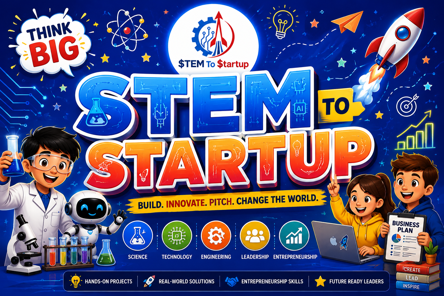 STEM to Startup Presentation Flyer